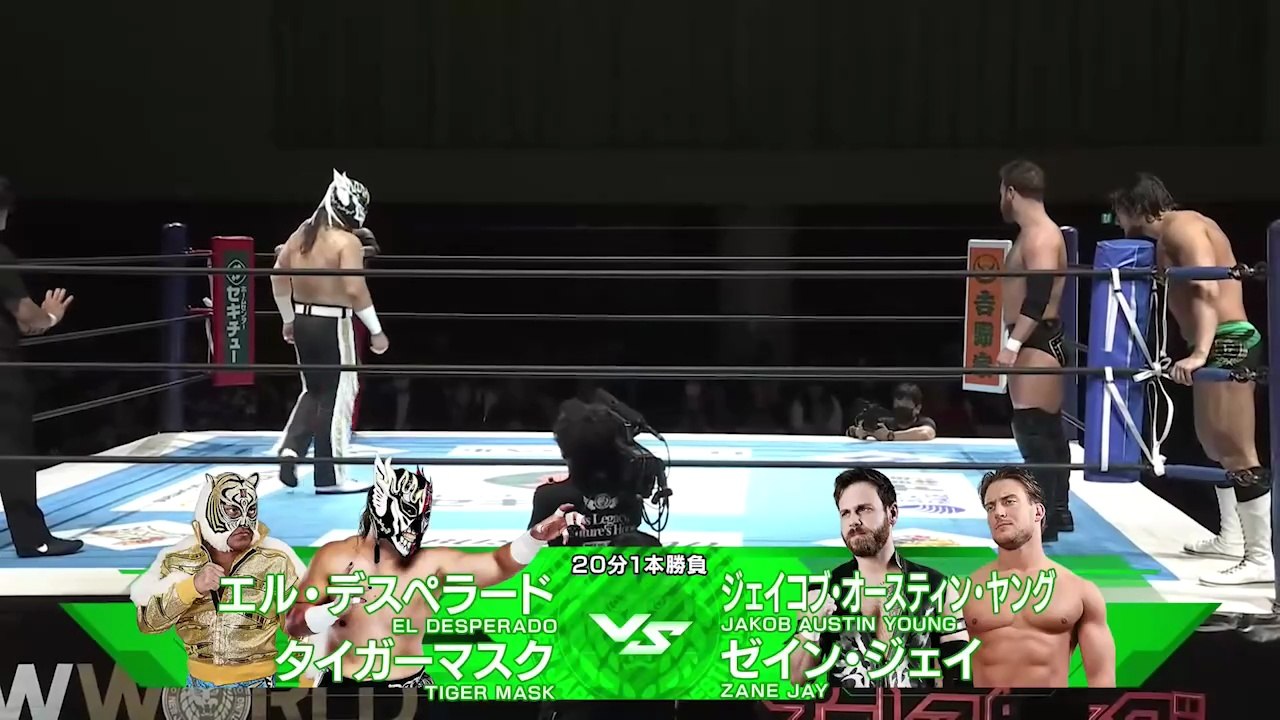 Tiger Mask & El Desperado vs. Zane Jay & Jakob Austin Young: NJPW