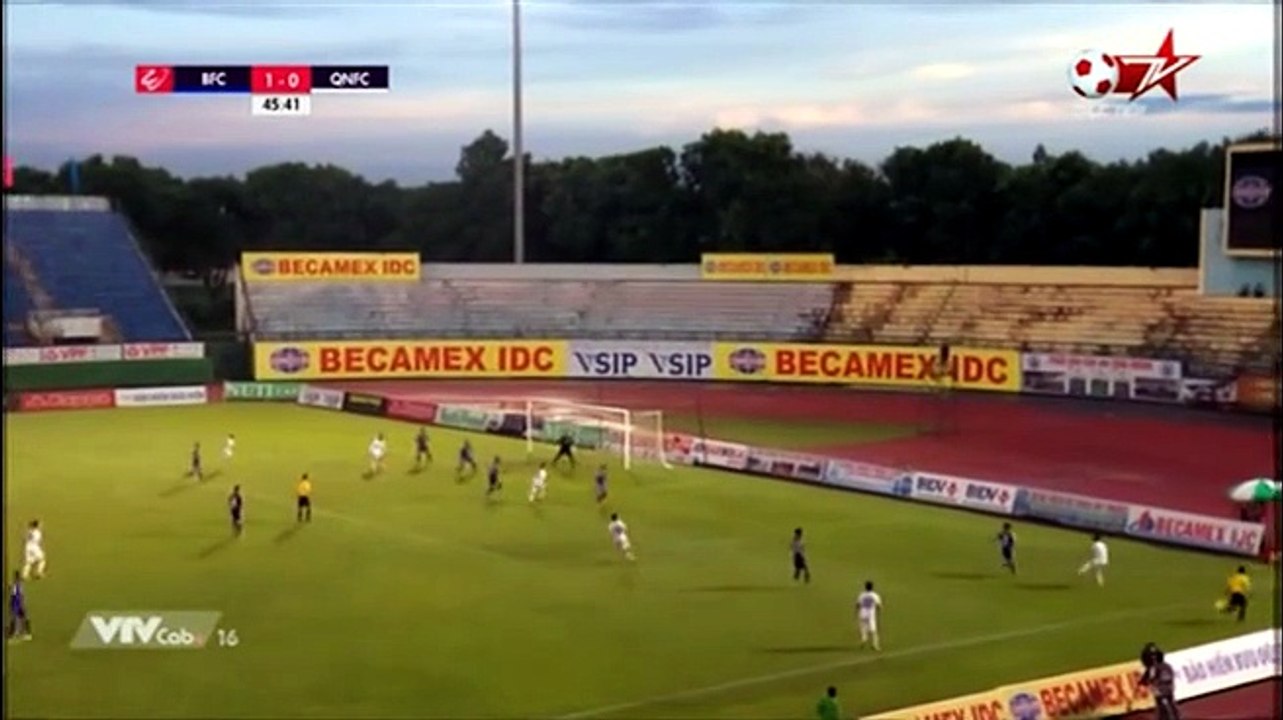 Becamex Bình Dương 3-1 Quảng Nam - Goals and Highlights (5/5/2018) | VTVcab 16 - Bóng Đá TV