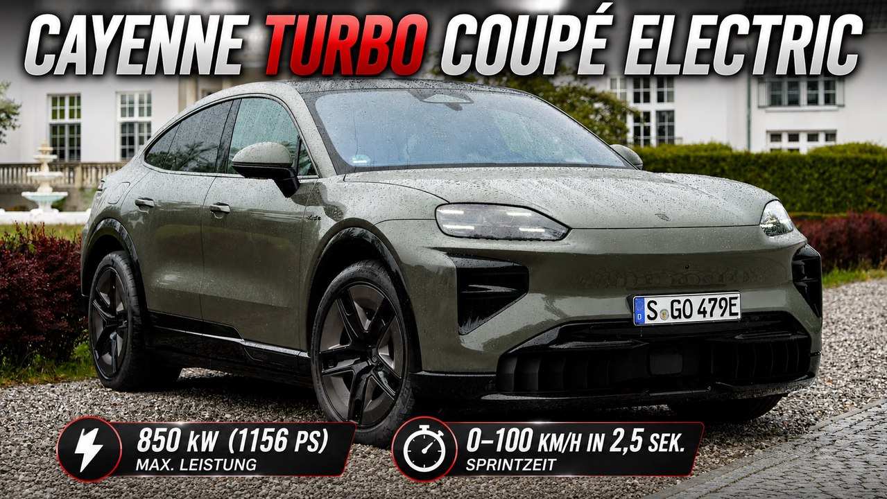 Cayenne Turbo Coupé Electric Monteverde | Elektro-SUV mit 850 kW