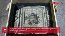 Bakan Ersoy'dan Zeugma müjdesi! “Çingene Kızı” mozağinin kayıp paneli yıllar sonra yeniden Türkiye’de