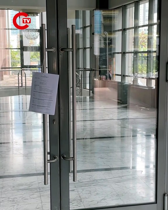 CHP Genel Merkezi girişine mutlak butlan kararı asıldı