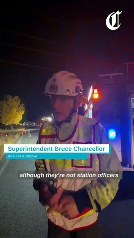 Firefighting training in the ACT is incomplete without a simulated rescue operation, in this case, it involved a crash between a bus and two cars with nine casualties.