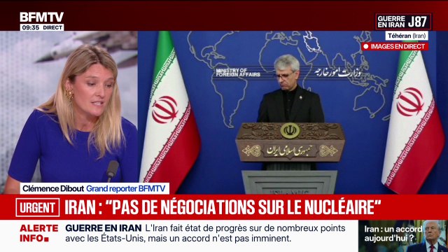 Guerre au Moyen-Orient: le porte-parole du ministère des Affaires étrangères iranien affirme que les négociations avec les États-Unis ne portent pas sur le nucléaire