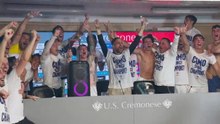 Como, è festa Champions! Fabregas e giocatori scatenati in sala stampa