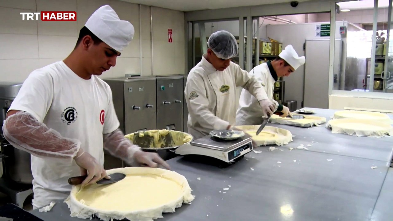 Baklavacıların yoğun bayram mesaisi başladı