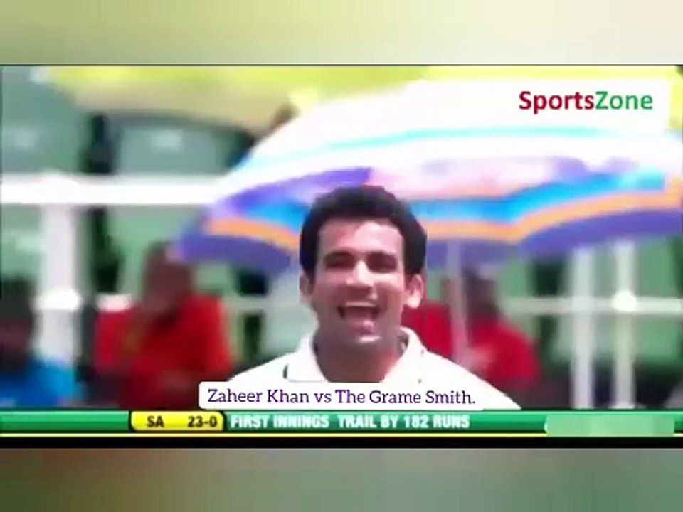 South African cricket captain Grame Smith VS Zaheer Khan|