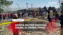 Dibom! Kereta Angkut Militer Pakistan Hancur, 24 Orang Dilaporkan Tewas