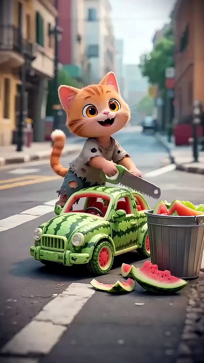 Shocking! The kitten, The dog , The Transformers!#shorts #cat #ai #story #kitten #autobots