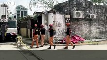 Crollato un palazzo di nove piani nelle Filippine, morti e dispersi