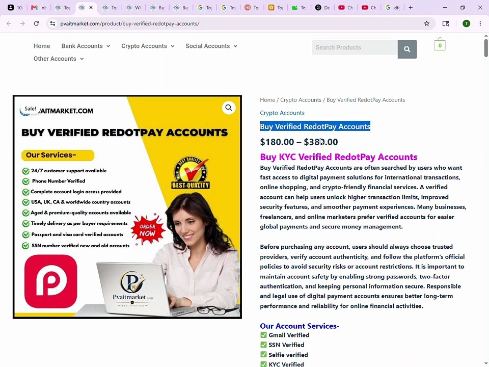 Top-Website-Offering-To Buy Verified RedotPay Accounts - Instant Delivery 100% Safe & Trested