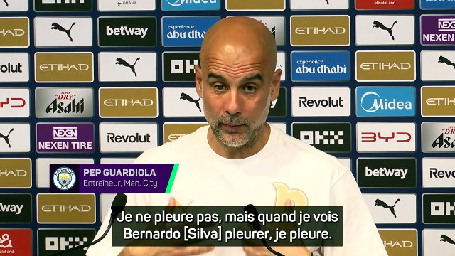 Guardiola : “Quand je vois Bernardo Silva pleurer, je pleure”