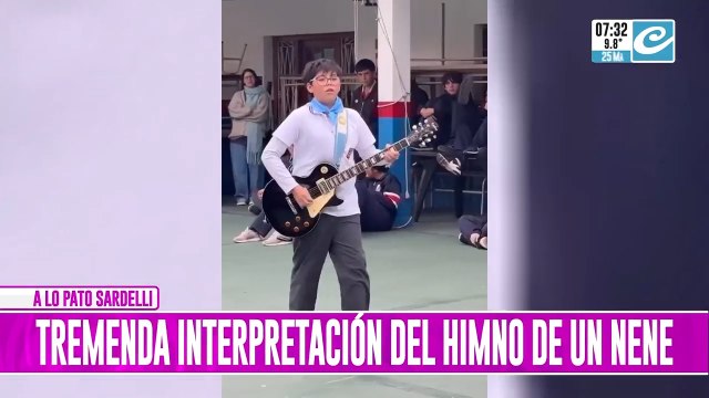 La tremenda interpretación del Himno Nacional que emocionó a todos