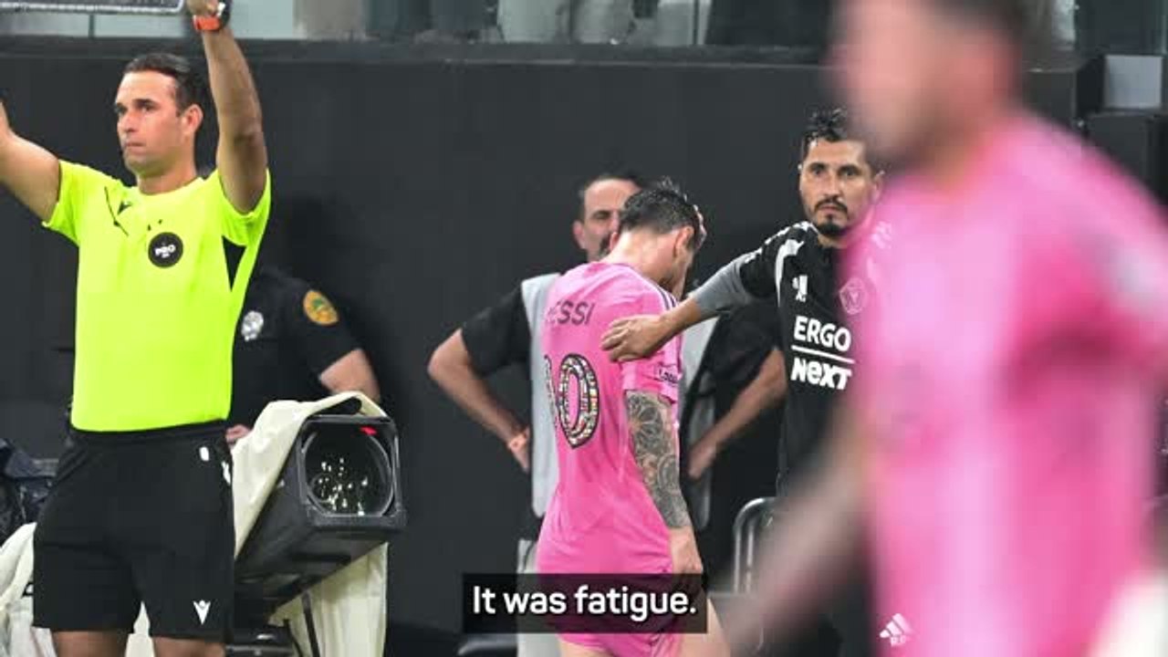 Messi not substituted because of injury – Hoyos