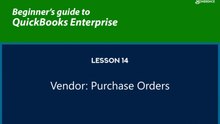 14 - Vendor: Creating Purchase Orders