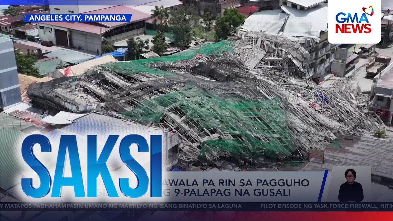 4 patay, 17 nawawala pa rin sa pagguho ng ginagawang 9-palapag na gusali | Saksi