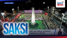 Pag-akyat sa tore ng mga siopao, taunang pasiklaban sa pista | Saksi