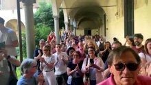 Elezioni Pistoia, la festa per Capecchi. "Ha vinto la politica del noi"