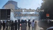 La ricostruzione video degli scontri prima del derby Toro-Juve