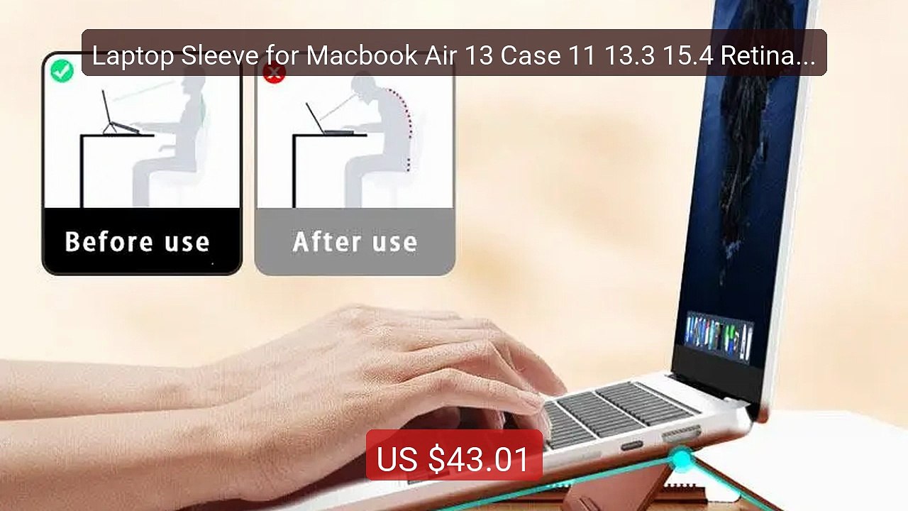 Laptop Sleeve for Macbook Air 13 Case 11 13.3 15.4 Retina Unis... -- Hot Deal 2026 | Limited Offer!