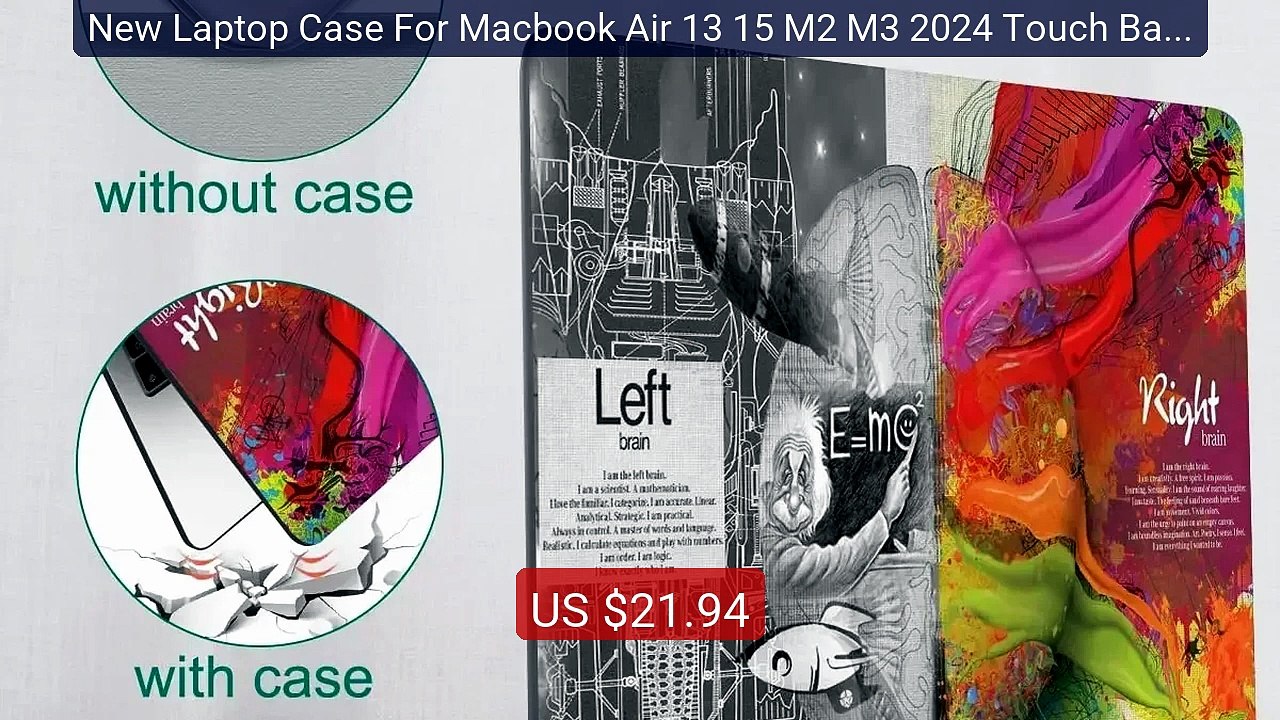 New Laptop Case For Macbook Air 13 15 M2 M3 2024 Touch Bar ... -- Top Pick 2026 | Unbeatable Price!