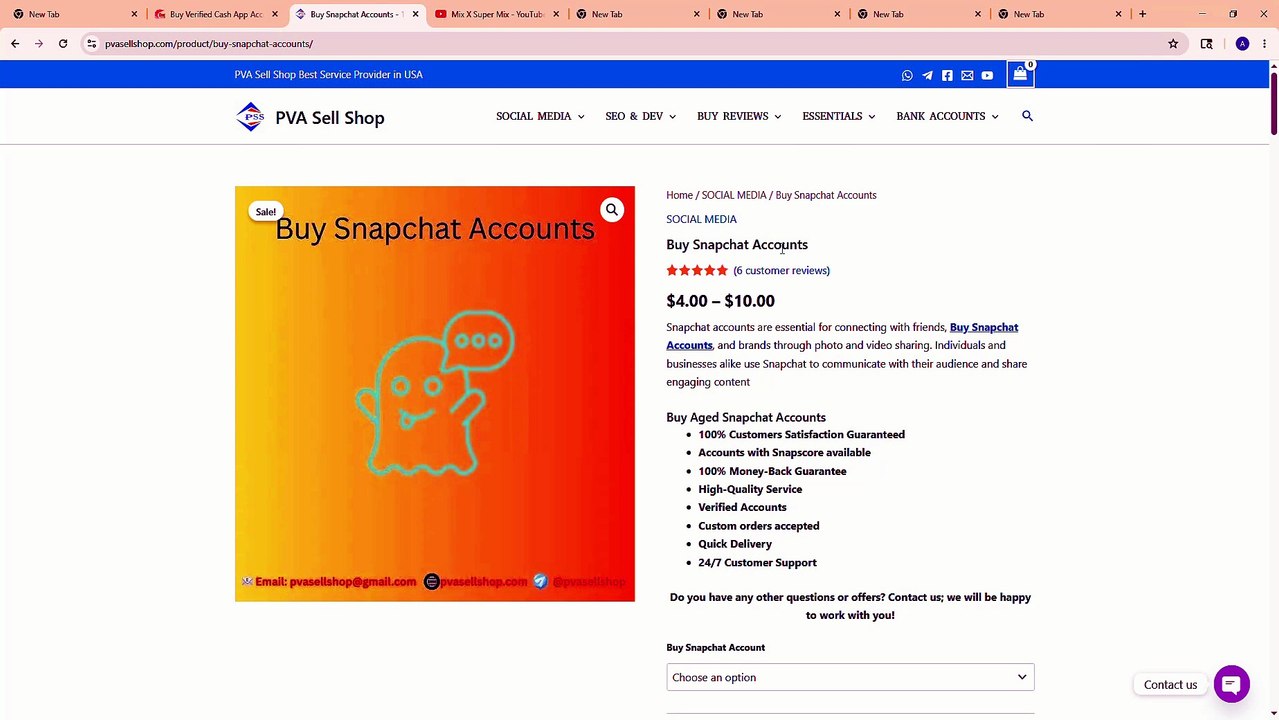 Goovle Trusted Sites To Buy Snapchat Accounts - 100% Secure & Instant Delivery From PvaSellShop