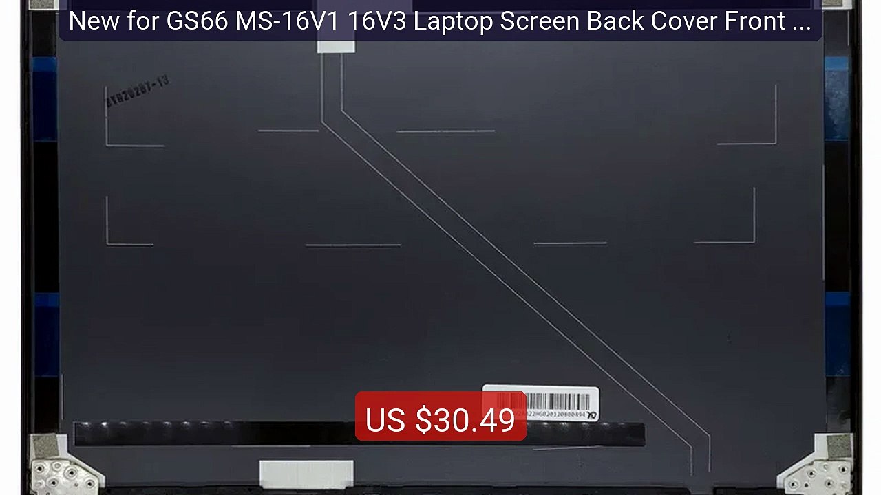 New for GS66 MS-16V1 16V3 Laptop Screen Back Cover Front Bezel... -- Best Buy 2026 | Great Quality!