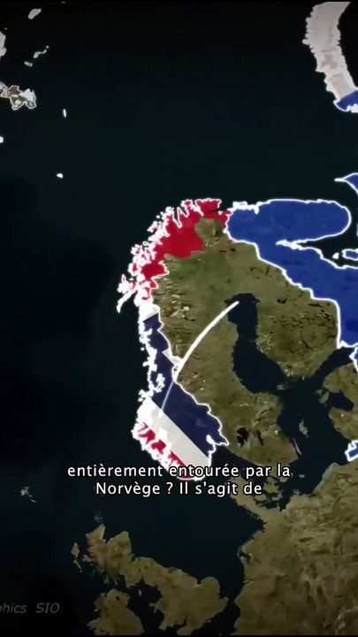 La Russie possède une ville complètement entouré par la norvège #norvege #russie