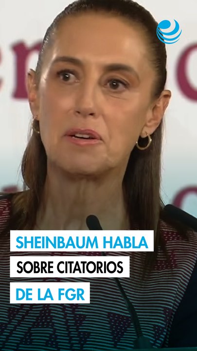 Sheinbaum reitera que citatorios de la FGR a Rocha Moya y Maru Campos son por investigaciones