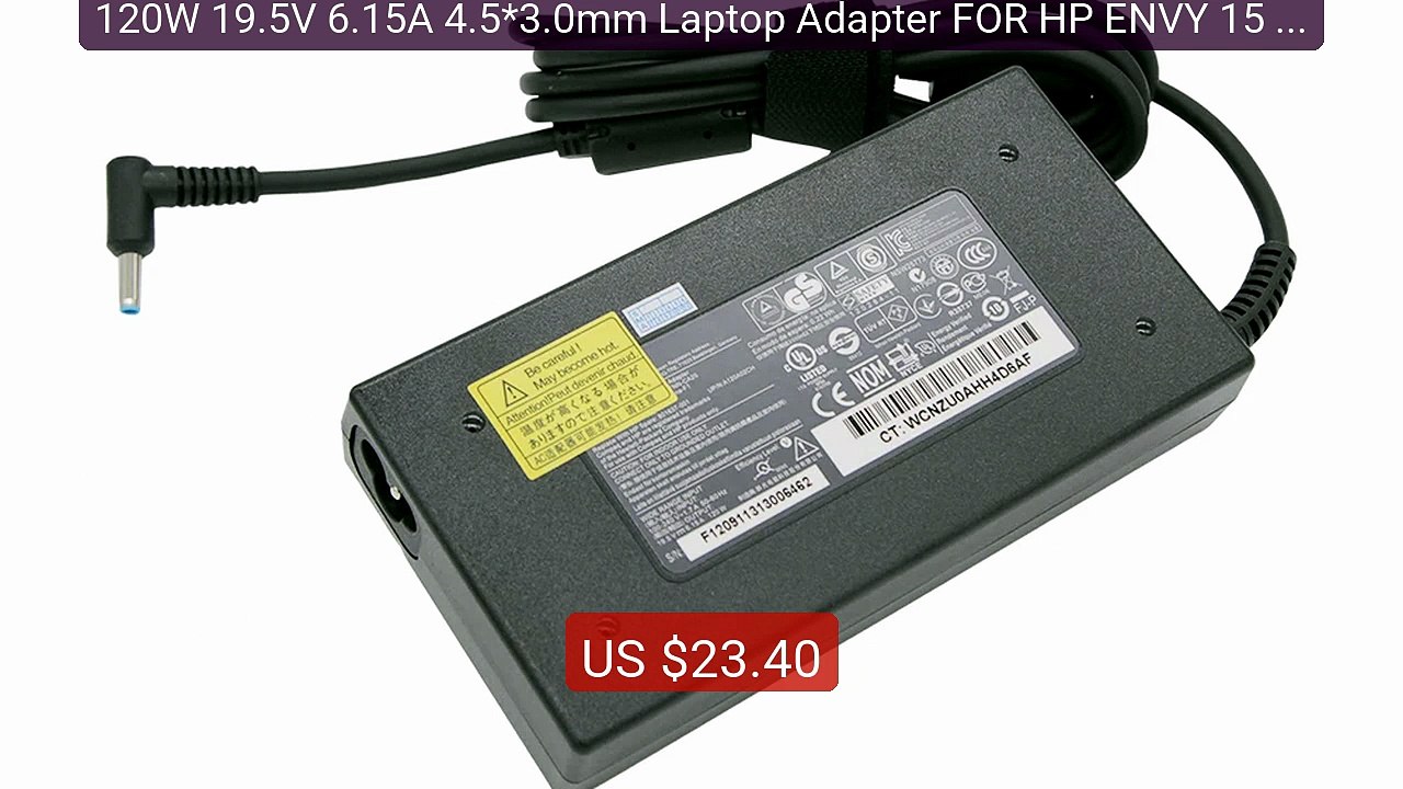 120W 19.5V 6.15A 4.5*3.0mm Laptop Adapter FOR HP ENVY 15 17 15-J013... -- Top Rated 2026 | Buy Now!