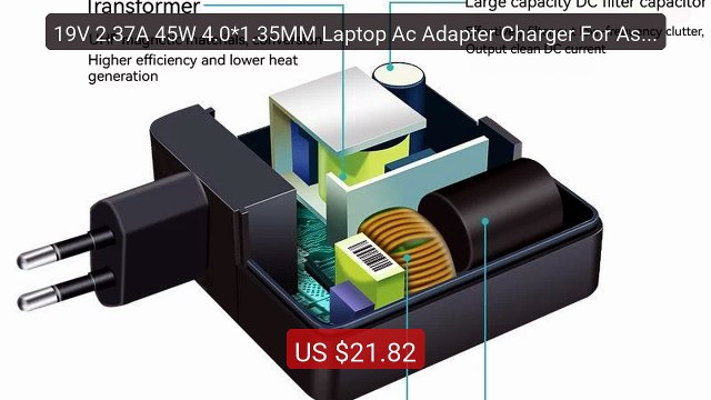 19V 2.37A 45W 4.0*1.35MM Laptop Ac Adapter Charger For Asus... Top Pick 2026 | Unbeatable Price!
