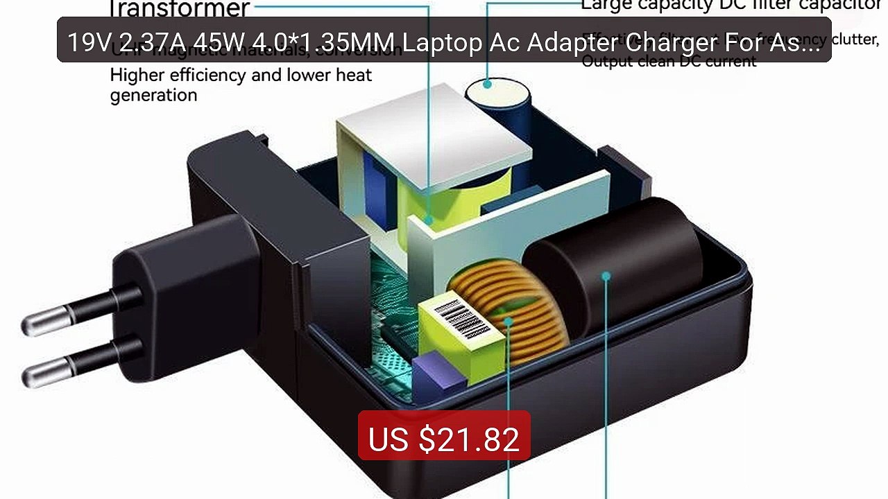 19V 2.37A 45W 4.0*1.35MM Laptop Ac Adapter Charger For Asus... -- Top Pick 2026 | Unbeatable Price!