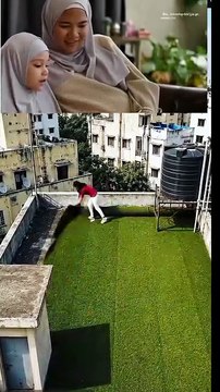 Rooftop Garden Transformation | Empty Roof Turned into a Peaceful Green Space #RooftopGarden #GardenMakeover #HomeDecor #OutdoorLiving #TerraceGarden #DIYGarden #SmallSpaceIdeas #HomeTransformation #CraftlyDIY #CraftlyIdeas