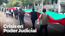 Jueces y magistrados bloquean oficinas del OAJ en CDMX