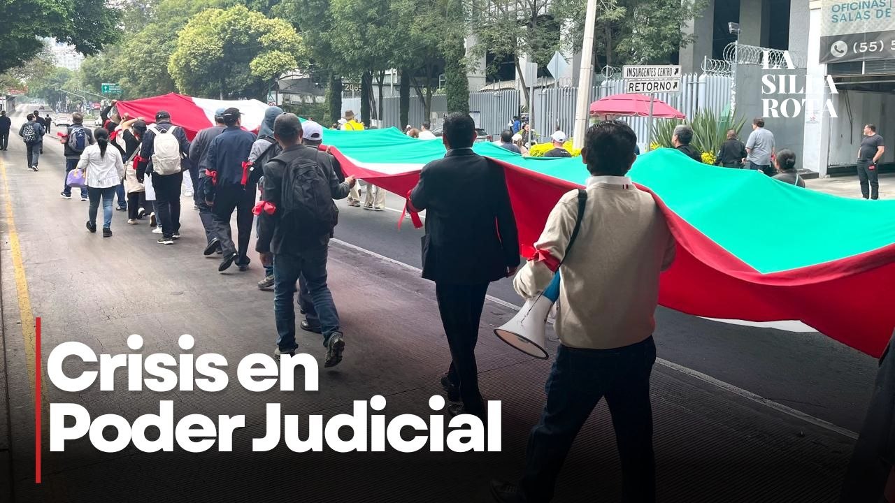 Jueces y magistrados bloquean oficinas del OAJ en CDMX