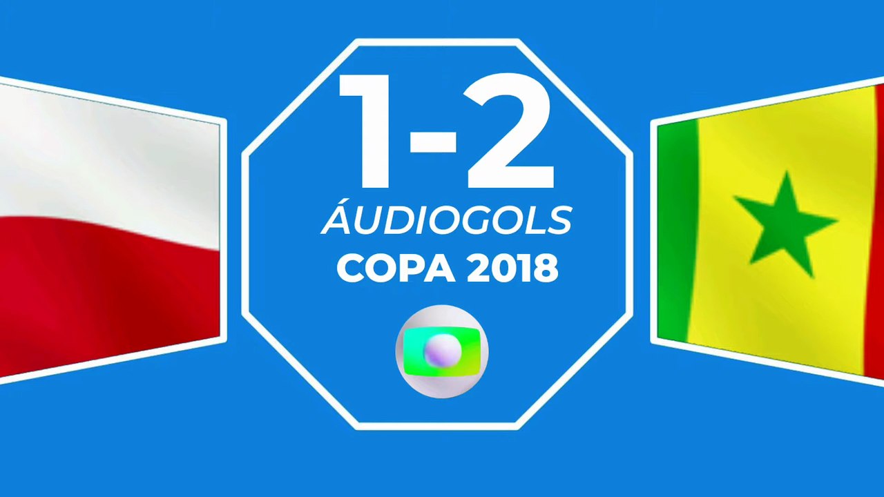 Áudiogols | Polônia 1x2 Senegal (Globo 2018)