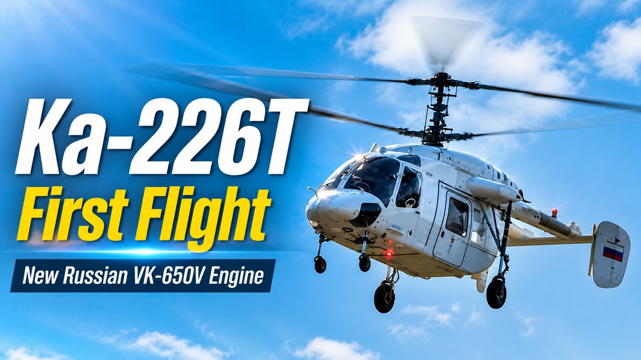 Russian Ka-226T helicopter takes off with new domestic engine for the first time