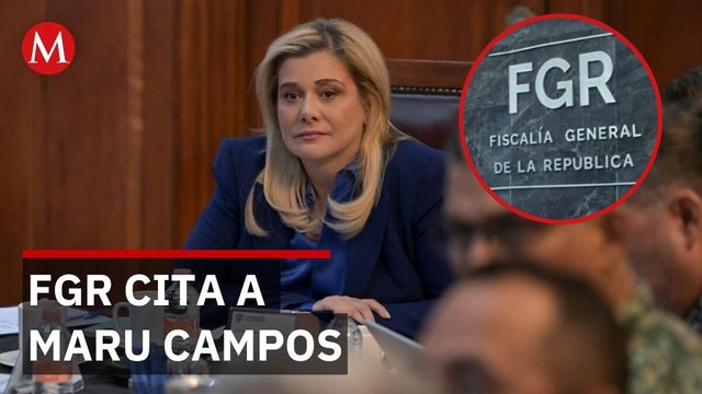 Defensa de Maru Campos acusa a la FGR de persecución política