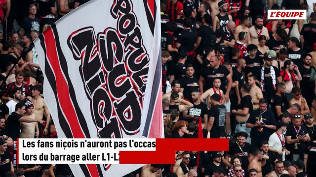 Les supporters de Nice interdits de déplacement à Saint-Étienne pour le barrage L1-L2 - Foot - Barrages Ligue 1 / Ligue 2