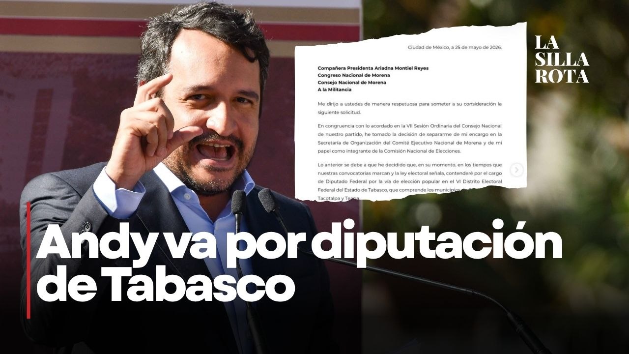 Andy López Beltrán renuncia a Morena: buscará diputación federal