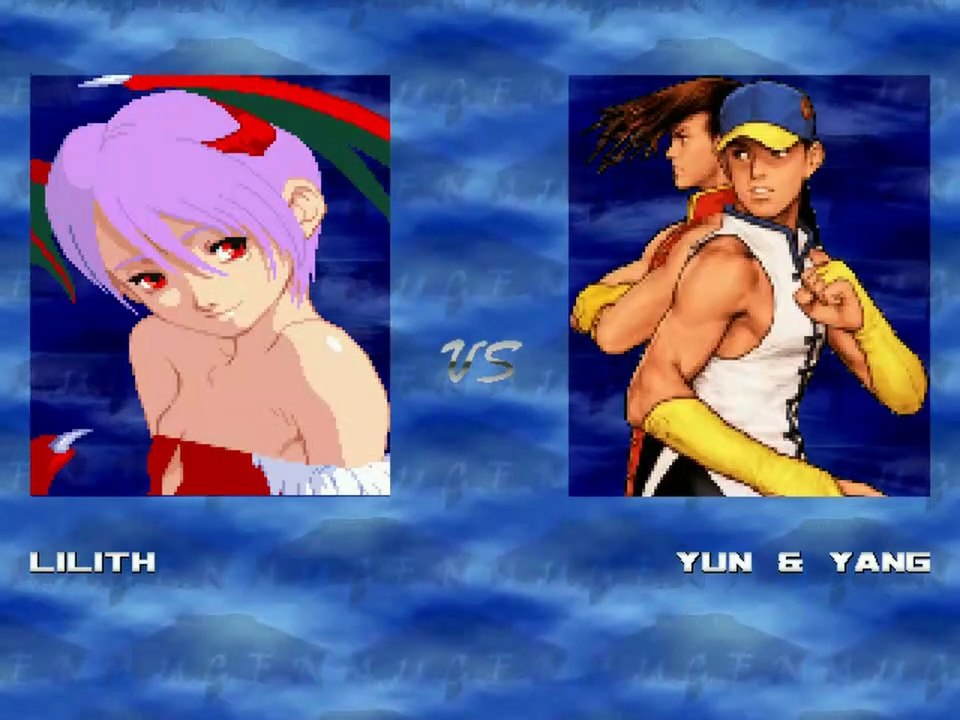 Lilith Aensland Team vs. Yun and Yang Team