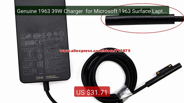 Genuine 1963 39W Charger for Microsoft 1963 Surface Laptop Go... Hot Deal 2026 | Limited Offer!