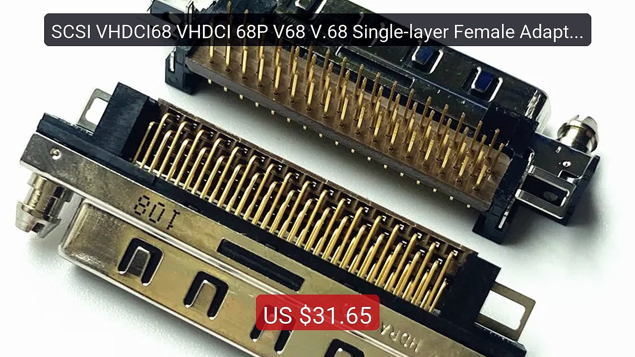 SCSI VHDCI68 VHDCI 68P V68 V.68 Single-layer Female Adapter 90... -- Hot Deal 2026 | Limited Offer!