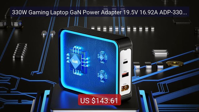 330W Gaming Laptop GaN Power Adapter 19.5V 16.92A ADP-330BB BF... Best Buy 2026 | Great Quality!