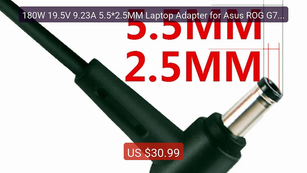 180W 19.5V 9.23A 5.5*2.5MM Laptop Adapter for Asus ROG G75 G75... -- Best Buy 2026 | Great Quality!