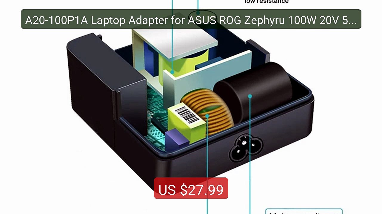 A20-100P1A Laptop Adapter for ASUS ROG Zephyru 100W 20V 5A Ty... -- Amazing Value 2026 | Must Have!