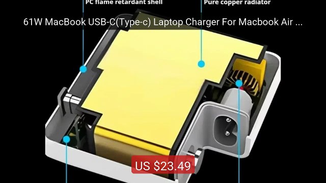 61W MacBook USB-C(Type-c) Laptop Charger For Macbook Air A233... Amazing Value 2026 | Must Have!
