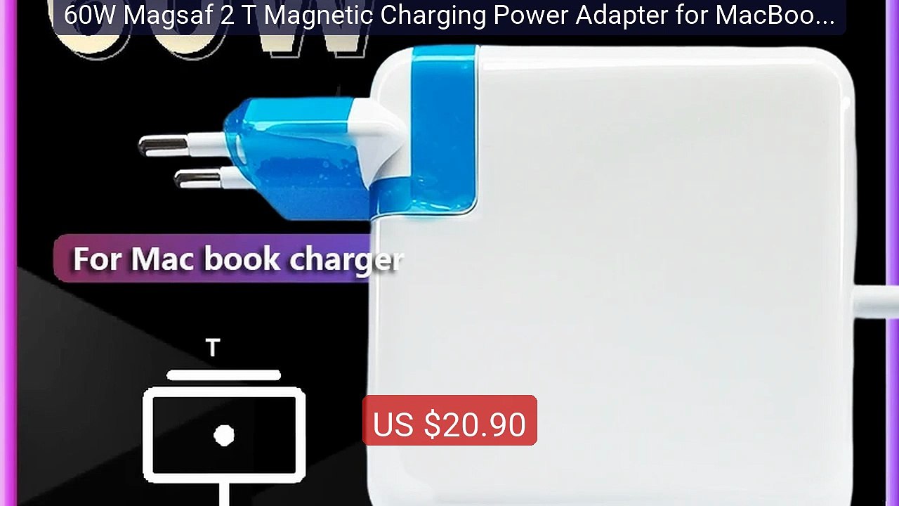 60W Magsaf 2 T Magnetic Charging Power Adapter for MacBook ... -- Top Pick 2026 | Unbeatable Price!
