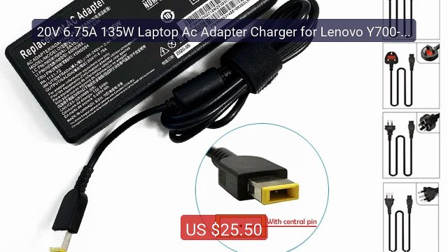 20V 6.75A 135W Laptop Ac Adapter Charger for Lenovo Y700-15... Top Pick 2026 | Unbeatable Price!