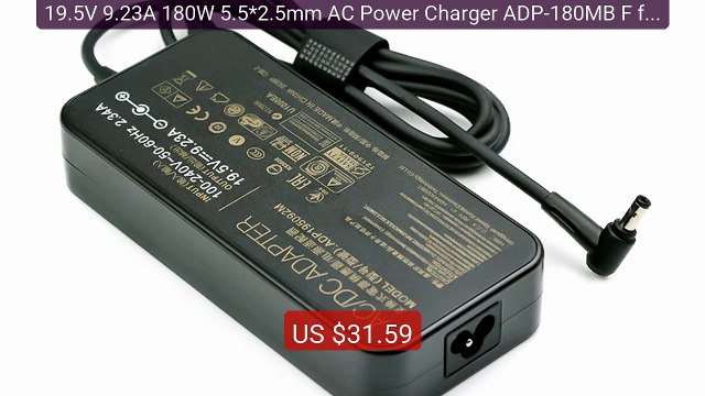 19.5V 9.23A 180W 5.5*2.5mm AC Power Charger ADP-180MB F for Asus RO... Top Rated 2026 | Buy Now!