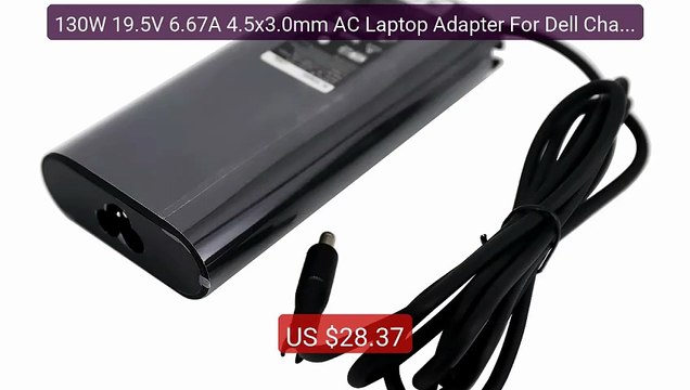 130W 19.5V 6.67A 4.5x3.0mm AC Laptop Adapter For Dell Charger ... Hot Deal 2026 | Limited Offer!